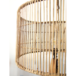 Lampa podłogowa BOHO trójnóg rattan 140 cm